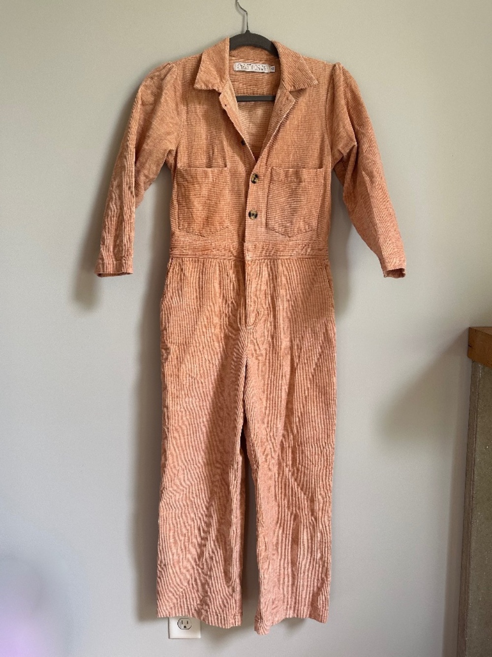 Christy Dawn Corduroy Painted Jumper Jumpsuit